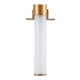 GLOBOSTAR® ELSA 60407 Μοντέρνο Φωτιστικό Τοίχου - Απλίκα Καθρέπτη Μπάνιου με Ντουί 1 x G9 AC 220-240V IP44 - Χάλκινο & Λευκό - Μ3.5 x Π13.5 x Υ20cm