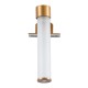GLOBOSTAR® ELSA 60407 Μοντέρνο Φωτιστικό Τοίχου - Απλίκα Καθρέπτη Μπάνιου με Ντουί 1 x G9 AC 220-240V IP44 - Χάλκινο & Λευκό - Μ3.5 x Π13.5 x Υ20cm