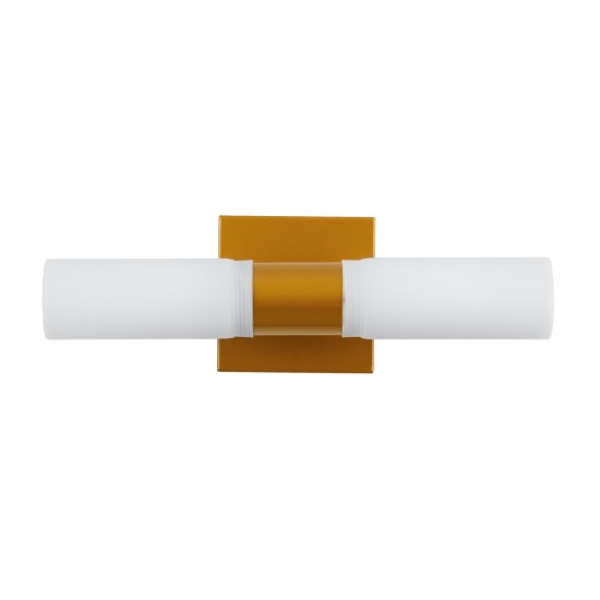 GLOBOSTAR® ANAIS 60411 Μοντέρνο Φωτιστικό Τοίχου - Απλίκα Καθρέπτη Μπάνιου με Ντουί 2 x G9 AC 220-240V Αδιάβροχο IP44 - Χάλκινο & Λευκό - Μ34 x Π12 x Υ11cm GLOBOSTAR® ANAIS 60411 Μοντέρνο Φωτιστικό Τοίχου - Απλίκα Καθρέπτη Μπάνιου με Ντουί 2 x G9 AC 220-240V Αδιάβροχο IP44 - Χάλκινο & Λευκό - Μ34 x Π12 x Υ11cm