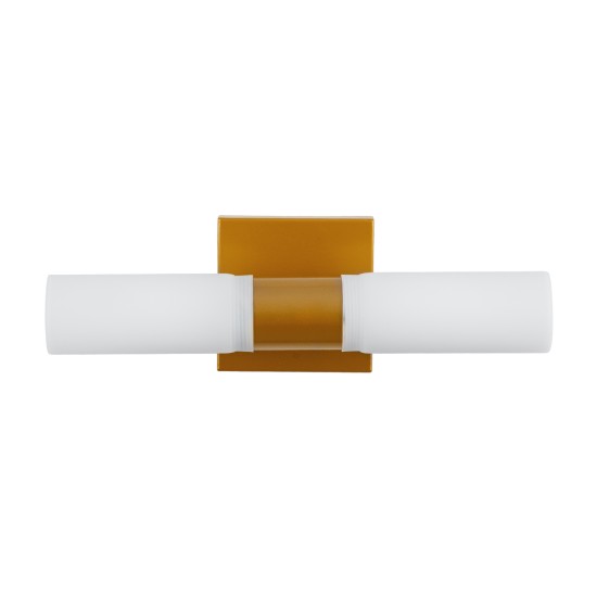 GLOBOSTAR® ANAIS 60411 Μοντέρνο Φωτιστικό Τοίχου - Απλίκα Καθρέπτη Μπάνιου με Ντουί 2 x G9 AC 220-240V Αδιάβροχο IP44 - Χάλκινο & Λευκό - Μ34 x Π12 x Υ11cm GLOBOSTAR® ANAIS 60411 Μοντέρνο Φωτιστικό Τοίχου - Απλίκα Καθρέπτη Μπάνιου με Ντουί 2 x G9 AC 220-240V Αδιάβροχο IP44 - Χάλκινο & Λευκό - Μ34 x Π12 x Υ11cm