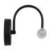 GLOBOSTAR® PAOLA 60416 Μοντέρνο Φωτιστικό Τοίχου - Απλίκα Καθρέπτη Μπάνιου με Ντουί 2 x G9 AC 220-240V Αδιάβροχο IP44 - Μαύρο Ματ & Λευκό - Μ31 x Π16 x Υ15cm