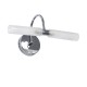 GLOBOSTAR® PAOLA 60418 Μοντέρνο Φωτιστικό Τοίχου - Απλίκα Καθρέπτη Μπάνιου με Ντουί 2 x G9 AC 220-240V IP44 - Νίκελ Χρώμιο - Μ31 x Π16 x Υ15cm