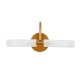 GLOBOSTAR® PAOLA 60419 Μοντέρνο Φωτιστικό Τοίχου - Απλίκα Καθρέπτη Μπάνιου με Ντουί 2 x G9 AC 220-240V Αδιάβροχο IP44 - Χάλκινο & Λευκό - Μ31 x Π16 x Υ15cm GLOBOSTAR® PAOLA 60419 Μοντέρνο Φωτιστικό Τοίχου - Απλίκα Καθρέπτη Μπάνιου με Ντουί 2 x G9 AC 220-240V Αδιάβροχο IP44 - Χάλκινο & Λευκό - Μ31 x Π16 x Υ15cm