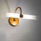 GLOBOSTAR® PAOLA 60419 Μοντέρνο Φωτιστικό Τοίχου - Απλίκα Καθρέπτη Μπάνιου με Ντουί 2 x G9 AC 220-240V Αδιάβροχο IP44 - Χάλκινο & Λευκό - Μ31 x Π16 x Υ15cm GLOBOSTAR® PAOLA 60419 Μοντέρνο Φωτιστικό Τοίχου - Απλίκα Καθρέπτη Μπάνιου με Ντουί 2 x G9 AC 220-240V Αδιάβροχο IP44 - Χάλκινο & Λευκό - Μ31 x Π16 x Υ15cm
