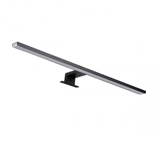 GLOBOSTAR® NINA 60420 Μοντέρνο Φωτιστικό Τοίχου - Απλίκα Καθρέπτη Μπάνιου LED 12W 1400lm 120° AC 220-240V IP44 Φυσικό Λευκό 4500K - Lumileds SMD Chip & TÜV SÜD Driver - Μαύρο Ματ - Μ60 x Π10.5 x Υ4cm - 3 Χρόνια Εγγύηση GLOBOSTAR® NINA 60420 Μοντέρνο Φωτιστικό Τοίχου - Απλίκα Καθρέπτη Μπάνιου LED 12W 1400lm 120° AC 220-240V IP44 Φυσικό Λευκό 4500K - Lumileds SMD Chip & TÜV SÜD Driver - Μαύρο Ματ - Μ60 x Π10.5 x Υ4cm - 3 Χρόνια Εγγύηση