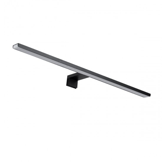 GLOBOSTAR® NINA 60420 Μοντέρνο Φωτιστικό Τοίχου - Απλίκα Καθρέπτη Μπάνιου LED 12W 1400lm 120° AC 220-240V IP44 Φυσικό Λευκό 4500K - Lumileds SMD Chip & TÜV SÜD Driver - Μαύρο Ματ - Μ60 x Π10.5 x Υ4cm - 3 Χρόνια Εγγύηση GLOBOSTAR® NINA 60420 Μοντέρνο Φωτιστικό Τοίχου - Απλίκα Καθρέπτη Μπάνιου LED 12W 1400lm 120° AC 220-240V IP44 Φυσικό Λευκό 4500K - Lumileds SMD Chip & TÜV SÜD Driver - Μαύρο Ματ - Μ60 x Π10.5 x Υ4cm - 3 Χρόνια Εγγύηση