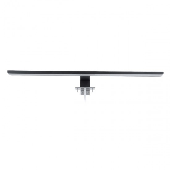 GLOBOSTAR® NINA 60420 Μοντέρνο Φωτιστικό Τοίχου - Απλίκα Καθρέπτη Μπάνιου LED 12W 1400lm 120° AC 220-240V IP44 Φυσικό Λευκό 4500K - Lumileds SMD Chip & TÜV SÜD Driver - Μαύρο Ματ - Μ60 x Π10.5 x Υ4cm - 3 Χρόνια Εγγύηση GLOBOSTAR® NINA 60420 Μοντέρνο Φωτιστικό Τοίχου - Απλίκα Καθρέπτη Μπάνιου LED 12W 1400lm 120° AC 220-240V IP44 Φυσικό Λευκό 4500K - Lumileds SMD Chip & TÜV SÜD Driver - Μαύρο Ματ - Μ60 x Π10.5 x Υ4cm - 3 Χρόνια Εγγύηση