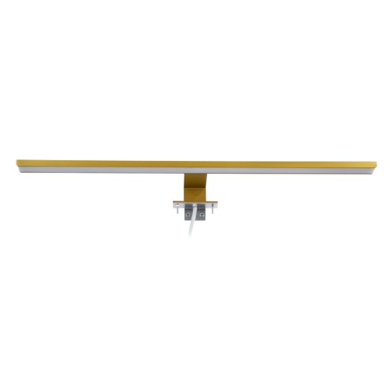 GLOBOSTAR® NINA 60421 Μοντέρνο Φωτιστικό Τοίχου - Απλίκα Καθρέπτη Μπάνιου LED 12W 1400lm 120° AC 220-240V Αδιάβροχο IP44 Φυσικό Λευκό 4500K - Lumileds SMD Chip & TÜV SÜD Driver - Σατινέ Χρυσό Βούρτσας - Μ60 x Π10.5 x Υ4cm - 3 Χρόνια Εγγύηση GLOBOSTAR® NINA 60421 Μοντέρνο Φωτιστικό Τοίχου - Απλίκα Καθρέπτη Μπάνιου LED 12W 1400lm 120° AC 220-240V Αδιάβροχο IP44 Φυσικό Λευκό 4500K - Lumileds SMD Chip & TÜV SÜD Driver - Σατινέ Χρυσό Βούρτσας - Μ60 x Π10.5 x Υ4cm - 3 Χρόνια Εγγύηση