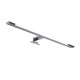 GLOBOSTAR® NINA 60422 Μοντέρνο Φωτιστικό Τοίχου - Απλίκα Καθρέπτη Μπάνιου LED 12W 1400lm 120° AC 220-240V IP44 Φυσικό Λευκό 4500K - Lumileds SMD Chip & TÜV SÜD Driver - Νίκελ Χρώμιο - Μ60 x Π10.5 x Υ4cm - 3 Χρόνια Εγγύηση