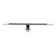 GLOBOSTAR® NINA 60422 Μοντέρνο Φωτιστικό Τοίχου - Απλίκα Καθρέπτη Μπάνιου LED 12W 1400lm 120° AC 220-240V IP44 Φυσικό Λευκό 4500K - Lumileds SMD Chip & TÜV SÜD Driver - Νίκελ Χρώμιο - Μ60 x Π10.5 x Υ4cm - 3 Χρόνια Εγγύηση