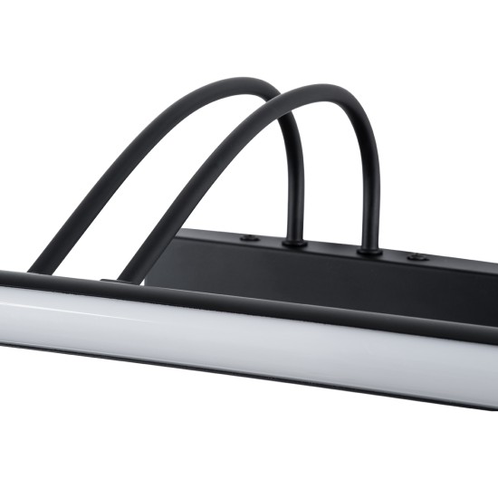 GLOBOSTAR® LAURA 60424 Μοντέρνο Φωτιστικό Τοίχου - Απλίκα Καθρέπτη Μπάνιου LED 12W 1400lm 120° AC 220-240V IP44 Φυσικό Λευκό 4500K - Lumileds SMD Chip & TÜV SÜD Driver - Μαύρο Ματ - Μ60 x Π27 x Υ13cm - 3 Χρόνια Εγγύηση GLOBOSTAR® LAURA 60424 Μοντέρνο Φωτιστικό Τοίχου - Απλίκα Καθρέπτη Μπάνιου LED 12W 1400lm 120° AC 220-240V IP44 Φυσικό Λευκό 4500K - Lumileds SMD Chip & TÜV SÜD Driver - Μαύρο Ματ - Μ60 x Π27 x Υ13cm - 3 Χρόνια Εγγύηση