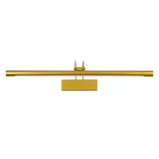 GLOBOSTAR® LAURA 60425 Μοντέρνο Φωτιστικό Τοίχου - Απλίκα Καθρέπτη Μπάνιου LED 12W 1400lm 120° AC 220-240V IP44 Φυσικό Λευκό 4500K - Lumileds SMD Chip & TÜV SÜD Driver - Χρυσό Βούρτσας - Μ60 x Π27 x Υ13cm - 3 Χρόνια Εγγύηση GLOBOSTAR® LAURA 60425 Μοντέρνο Φωτιστικό Τοίχου - Απλίκα Καθρέπτη Μπάνιου LED 12W 1400lm 120° AC 220-240V IP44 Φυσικό Λευκό 4500K - Lumileds SMD Chip & TÜV SÜD Driver - Χρυσό Βούρτσας - Μ60 x Π27 x Υ13cm - 3 Χρόνια Εγγύηση