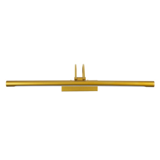 GLOBOSTAR® LAURA 60425 Μοντέρνο Φωτιστικό Τοίχου - Απλίκα Καθρέπτη Μπάνιου LED 12W 1400lm 120° AC 220-240V IP44 Φυσικό Λευκό 4500K - Lumileds SMD Chip & TÜV SÜD Driver - Χρυσό Βούρτσας - Μ60 x Π27 x Υ13cm - 3 Χρόνια Εγγύηση GLOBOSTAR® LAURA 60425 Μοντέρνο Φωτιστικό Τοίχου - Απλίκα Καθρέπτη Μπάνιου LED 12W 1400lm 120° AC 220-240V IP44 Φυσικό Λευκό 4500K - Lumileds SMD Chip & TÜV SÜD Driver - Χρυσό Βούρτσας - Μ60 x Π27 x Υ13cm - 3 Χρόνια Εγγύηση