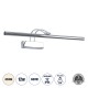 GLOBOSTAR® LAURA 60426 Μοντέρνο Φωτιστικό Τοίχου - Απλίκα Καθρέπτη Μπάνιου LED 12W 1400lm 120° AC 220-240V Αδιάβροχο IP44 Φυσικό Λευκό 4500K - Lumileds SMD Chip & TÜV SÜD Driver - Νίκελ Χρώμιο - Μ60 x Π27 x Υ13cm - 3 Χρόνια Εγγύηση GLOBOSTAR® LAURA 60426 Μοντέρνο Φωτιστικό Τοίχου - Απλίκα Καθρέπτη Μπάνιου LED 12W 1400lm 120° AC 220-240V Αδιάβροχο IP44 Φυσικό Λευκό 4500K - Lumileds SMD Chip & TÜV SÜD Driver - Νίκελ Χρώμιο - Μ60 x Π27 x Υ13cm - 3 Χρόνια Εγγύηση