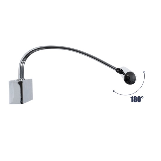 GLOBOSTAR® LAURA 60426 Μοντέρνο Φωτιστικό Τοίχου - Απλίκα Καθρέπτη Μπάνιου LED 12W 1400lm 120° AC 220-240V Αδιάβροχο IP44 Φυσικό Λευκό 4500K - Lumileds SMD Chip & TÜV SÜD Driver - Νίκελ Χρώμιο - Μ60 x Π27 x Υ13cm - 3 Χρόνια Εγγύηση GLOBOSTAR® LAURA 60426 Μοντέρνο Φωτιστικό Τοίχου - Απλίκα Καθρέπτη Μπάνιου LED 12W 1400lm 120° AC 220-240V Αδιάβροχο IP44 Φυσικό Λευκό 4500K - Lumileds SMD Chip & TÜV SÜD Driver - Νίκελ Χρώμιο - Μ60 x Π27 x Υ13cm - 3 Χρόνια Εγγύηση