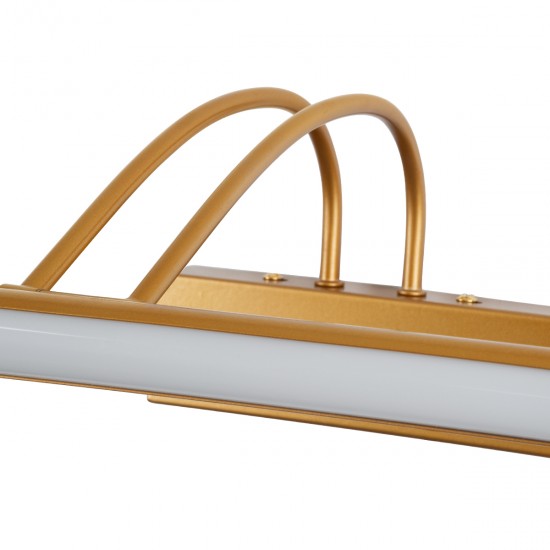 GLOBOSTAR® LAURA 60427 Μοντέρνο Φωτιστικό Τοίχου - Απλίκα Καθρέπτη Μπάνιου LED 12W 1400lm 120° AC 220-240V IP20 Φυσικό Λευκό 4500K - Lumileds SMD Chip & TÜV SÜD Driver - Χάλκινο - Μ60 x Π27 x Υ13cm - 3 Χρόνια Εγγύηση GLOBOSTAR® LAURA 60427 Μοντέρνο Φωτιστικό Τοίχου - Απλίκα Καθρέπτη Μπάνιου LED 12W 1400lm 120° AC 220-240V IP20 Φυσικό Λευκό 4500K - Lumileds SMD Chip & TÜV SÜD Driver - Χάλκινο - Μ60 x Π27 x Υ13cm - 3 Χρόνια Εγγύηση