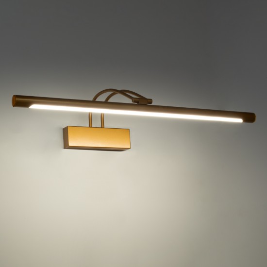 GLOBOSTAR® LAURA 60427 Μοντέρνο Φωτιστικό Τοίχου - Απλίκα Καθρέπτη Μπάνιου LED 12W 1400lm 120° AC 220-240V IP20 Φυσικό Λευκό 4500K - Lumileds SMD Chip & TÜV SÜD Driver - Χάλκινο - Μ60 x Π27 x Υ13cm - 3 Χρόνια Εγγύηση GLOBOSTAR® LAURA 60427 Μοντέρνο Φωτιστικό Τοίχου - Απλίκα Καθρέπτη Μπάνιου LED 12W 1400lm 120° AC 220-240V IP20 Φυσικό Λευκό 4500K - Lumileds SMD Chip & TÜV SÜD Driver - Χάλκινο - Μ60 x Π27 x Υ13cm - 3 Χρόνια Εγγύηση