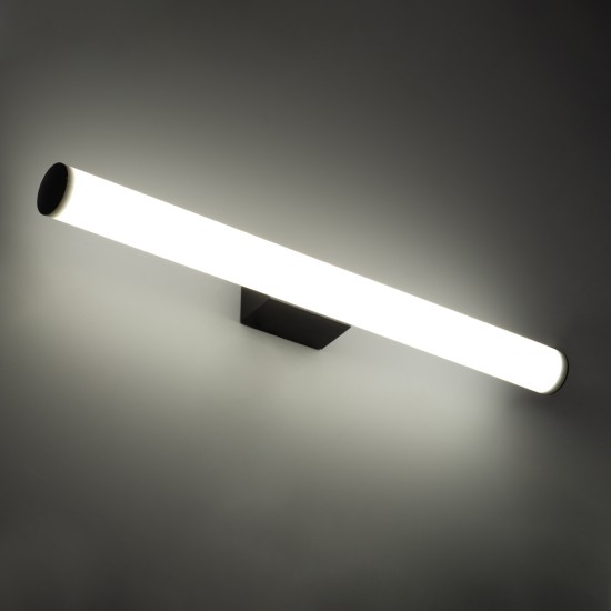 GLOBOSTAR® MABEL 60428 Μοντέρνο Φωτιστικό Τοίχου - Απλίκα Καθρέπτη Μπάνιου LED 12W 1400lm 240° AC 220-240V IP44 Φυσικό Λευκό 4500K - Lumileds SMD Chip & TÜV SÜD Driver - Μαύρο Ματ & Λευκό - Μ60 x Π10 x Υ5cm - 3 Χρόνια Εγγύηση GLOBOSTAR® MABEL 60428 Μοντέρνο Φωτιστικό Τοίχου - Απλίκα Καθρέπτη Μπάνιου LED 12W 1400lm 240° AC 220-240V IP44 Φυσικό Λευκό 4500K - Lumileds SMD Chip & TÜV SÜD Driver - Μαύρο Ματ & Λευκό - Μ60 x Π10 x Υ5cm - 3 Χρόνια Εγγύηση