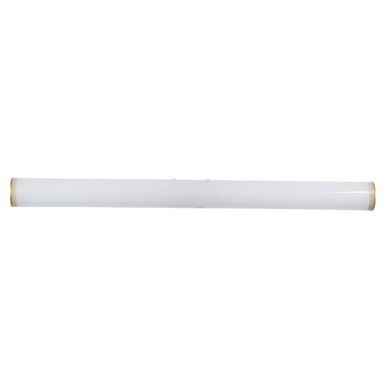GLOBOSTAR® MABEL 60429 Μοντέρνο Φωτιστικό Τοίχου - Απλίκα Καθρέπτη Μπάνιου LED 12W 1400lm 270° AC 220-240V Αδιάβροχο IP44 Φυσικό Λευκό 4500K - Lumileds SMD Chip & TÜV SÜD Driver - Σατινέ Χρυσό Βούρτσας - Μ60 x Π10 x Υ5cm - 3 Χρόνια Εγγύηση