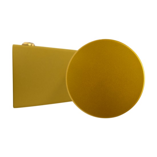GLOBOSTAR® MABEL 60429 Μοντέρνο Φωτιστικό Τοίχου - Απλίκα Καθρέπτη Μπάνιου LED 12W 1400lm 270° AC 220-240V Αδιάβροχο IP44 Φυσικό Λευκό 4500K - Lumileds SMD Chip & TÜV SÜD Driver - Σατινέ Χρυσό Βούρτσας - Μ60 x Π10 x Υ5cm - 3 Χρόνια Εγγύηση