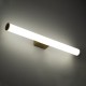 GLOBOSTAR® MABEL 60429 Μοντέρνο Φωτιστικό Τοίχου - Απλίκα Καθρέπτη Μπάνιου LED 12W 1400lm 270° AC 220-240V Αδιάβροχο IP44 Φυσικό Λευκό 4500K - Lumileds SMD Chip & TÜV SÜD Driver - Σατινέ Χρυσό Βούρτσας - Μ60 x Π10 x Υ5cm - 3 Χρόνια Εγγύηση