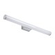 GLOBOSTAR® MABEL 60430 Μοντέρνο Φωτιστικό Τοίχου - Απλίκα Καθρέπτη Μπάνιου LED 12W 1400lm 240° AC 220-240V IP44 Φυσικό Λευκό 4500K - Lumileds SMD Chip & TÜV SÜD Driver - Νίκελ Χρώμιο - Μ60 x Π10 x Υ5cm - 3 Χρόνια Εγγύηση