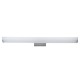 GLOBOSTAR® MABEL 60430 Μοντέρνο Φωτιστικό Τοίχου - Απλίκα Καθρέπτη Μπάνιου LED 12W 1400lm 240° AC 220-240V IP44 Φυσικό Λευκό 4500K - Lumileds SMD Chip & TÜV SÜD Driver - Νίκελ Χρώμιο - Μ60 x Π10 x Υ5cm - 3 Χρόνια Εγγύηση