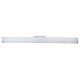 GLOBOSTAR® MABEL 60430 Μοντέρνο Φωτιστικό Τοίχου - Απλίκα Καθρέπτη Μπάνιου LED 12W 1400lm 240° AC 220-240V IP44 Φυσικό Λευκό 4500K - Lumileds SMD Chip & TÜV SÜD Driver - Νίκελ Χρώμιο - Μ60 x Π10 x Υ5cm - 3 Χρόνια Εγγύηση