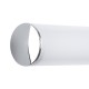 GLOBOSTAR® MABEL 60430 Μοντέρνο Φωτιστικό Τοίχου - Απλίκα Καθρέπτη Μπάνιου LED 12W 1400lm 240° AC 220-240V IP44 Φυσικό Λευκό 4500K - Lumileds SMD Chip & TÜV SÜD Driver - Νίκελ Χρώμιο - Μ60 x Π10 x Υ5cm - 3 Χρόνια Εγγύηση