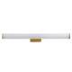 GLOBOSTAR® MABEL 60431 Μοντέρνο Φωτιστικό Τοίχου - Απλίκα Καθρέπτη Μπάνιου LED 12W 1400lm 270° AC 220-240V IP44 Φυσικό Λευκό 4500K - Lumileds SMD Chip & TÜV SÜD Driver - Χάλκινο - Μ60 x Π10 x Υ5cm - 3 Χρόνια Εγγύηση
