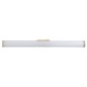 GLOBOSTAR® MABEL 60431 Μοντέρνο Φωτιστικό Τοίχου - Απλίκα Καθρέπτη Μπάνιου LED 12W 1400lm 270° AC 220-240V IP44 Φυσικό Λευκό 4500K - Lumileds SMD Chip & TÜV SÜD Driver - Χάλκινο - Μ60 x Π10 x Υ5cm - 3 Χρόνια Εγγύηση