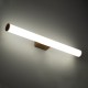GLOBOSTAR® MABEL 60431 Μοντέρνο Φωτιστικό Τοίχου - Απλίκα Καθρέπτη Μπάνιου LED 12W 1400lm 270° AC 220-240V IP44 Φυσικό Λευκό 4500K - Lumileds SMD Chip & TÜV SÜD Driver - Χάλκινο - Μ60 x Π10 x Υ5cm - 3 Χρόνια Εγγύηση