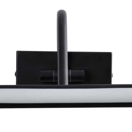 GLOBOSTAR® MIRA 60432 Μοντέρνο Φωτιστικό Τοίχου - Απλίκα Καθρέπτη Μπάνιου LED 12W 1400lm 120° AC 220-240V IP44 Φυσικό Λευκό 4500K - Lumileds SMD Chip & TÜV SÜD Driver - Μαύρο Ματ - Μ60 x Π20 x Υ13cm - 3 Χρόνια Εγγύηση GLOBOSTAR® MIRA 60432 Μοντέρνο Φωτιστικό Τοίχου - Απλίκα Καθρέπτη Μπάνιου LED 12W 1400lm 120° AC 220-240V IP44 Φυσικό Λευκό 4500K - Lumileds SMD Chip & TÜV SÜD Driver - Μαύρο Ματ - Μ60 x Π20 x Υ13cm - 3 Χρόνια Εγγύηση