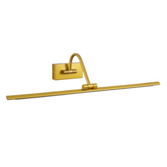 GLOBOSTAR® MIRA 60433 Μοντέρνο Φωτιστικό Τοίχου - Απλίκα Καθρέπτη Μπάνιου LED 12W 1400lm 120° AC 220-240V IP44 Φυσικό Λευκό 4500K - Lumileds SMD Chip & TÜV SÜD Driver - Χρυσό - Μ60 x Π20 x Υ13cm - 3 Χρόνια Εγγύηση GLOBOSTAR® MIRA 60433 Μοντέρνο Φωτιστικό Τοίχου - Απλίκα Καθρέπτη Μπάνιου LED 12W 1400lm 120° AC 220-240V IP44 Φυσικό Λευκό 4500K - Lumileds SMD Chip & TÜV SÜD Driver - Χρυσό - Μ60 x Π20 x Υ13cm - 3 Χρόνια Εγγύηση