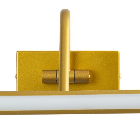 GLOBOSTAR® MIRA 60433 Μοντέρνο Φωτιστικό Τοίχου - Απλίκα Καθρέπτη Μπάνιου LED 12W 1400lm 120° AC 220-240V IP44 Φυσικό Λευκό 4500K - Lumileds SMD Chip & TÜV SÜD Driver - Χρυσό - Μ60 x Π20 x Υ13cm - 3 Χρόνια Εγγύηση GLOBOSTAR® MIRA 60433 Μοντέρνο Φωτιστικό Τοίχου - Απλίκα Καθρέπτη Μπάνιου LED 12W 1400lm 120° AC 220-240V IP44 Φυσικό Λευκό 4500K - Lumileds SMD Chip & TÜV SÜD Driver - Χρυσό - Μ60 x Π20 x Υ13cm - 3 Χρόνια Εγγύηση