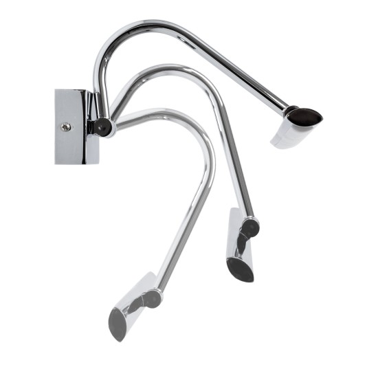 GLOBOSTAR® MIRA 60434 Μοντέρνο Φωτιστικό Τοίχου - Απλίκα Καθρέπτη Μπάνιου LED 12W 1400lm 120° AC 220-240V IP44 Φυσικό Λευκό 4500K - Lumileds SMD Chip & TÜV SÜD Driver - Νίκελ Χρώμιο - Μ60 x Π20 x Υ13cm - 3 Χρόνια Εγγύηση GLOBOSTAR® MIRA 60434 Μοντέρνο Φωτιστικό Τοίχου - Απλίκα Καθρέπτη Μπάνιου LED 12W 1400lm 120° AC 220-240V IP44 Φυσικό Λευκό 4500K - Lumileds SMD Chip & TÜV SÜD Driver - Νίκελ Χρώμιο - Μ60 x Π20 x Υ13cm - 3 Χρόνια Εγγύηση