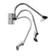 GLOBOSTAR® MIRA 60434 Μοντέρνο Φωτιστικό Τοίχου - Απλίκα Καθρέπτη Μπάνιου LED 12W 1400lm 120° AC 220-240V IP44 Φυσικό Λευκό 4500K - Lumileds SMD Chip & TÜV SÜD Driver - Νίκελ Χρώμιο - Μ60 x Π20 x Υ13cm - 3 Χρόνια Εγγύηση GLOBOSTAR® MIRA 60434 Μοντέρνο Φωτιστικό Τοίχου - Απλίκα Καθρέπτη Μπάνιου LED 12W 1400lm 120° AC 220-240V IP44 Φυσικό Λευκό 4500K - Lumileds SMD Chip & TÜV SÜD Driver - Νίκελ Χρώμιο - Μ60 x Π20 x Υ13cm - 3 Χρόνια Εγγύηση