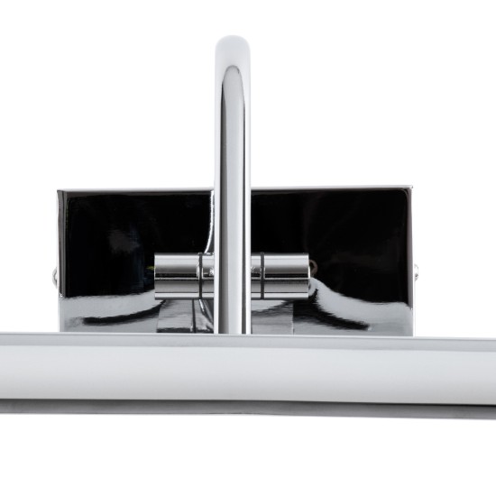 GLOBOSTAR® MIRA 60434 Μοντέρνο Φωτιστικό Τοίχου - Απλίκα Καθρέπτη Μπάνιου LED 12W 1400lm 120° AC 220-240V IP44 Φυσικό Λευκό 4500K - Lumileds SMD Chip & TÜV SÜD Driver - Νίκελ Χρώμιο - Μ60 x Π20 x Υ13cm - 3 Χρόνια Εγγύηση GLOBOSTAR® MIRA 60434 Μοντέρνο Φωτιστικό Τοίχου - Απλίκα Καθρέπτη Μπάνιου LED 12W 1400lm 120° AC 220-240V IP44 Φυσικό Λευκό 4500K - Lumileds SMD Chip & TÜV SÜD Driver - Νίκελ Χρώμιο - Μ60 x Π20 x Υ13cm - 3 Χρόνια Εγγύηση