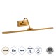 GLOBOSTAR® MIRA 60435 Μοντέρνο Φωτιστικό Τοίχου - Απλίκα Καθρέπτη Μπάνιου LED 12W 1400lm 120° AC 220-240V IP44 Φυσικό Λευκό 4500K - Lumileds SMD Chip & TÜV SÜD Driver - Χάλκινο - Μ60 x Π20 x Υ13cm - 3 Χρόνια Εγγύηση GLOBOSTAR® MIRA 60435 Μοντέρνο Φωτιστικό Τοίχου - Απλίκα Καθρέπτη Μπάνιου LED 12W 1400lm 120° AC 220-240V IP44 Φυσικό Λευκό 4500K - Lumileds SMD Chip & TÜV SÜD Driver - Χάλκινο - Μ60 x Π20 x Υ13cm - 3 Χρόνια Εγγύηση