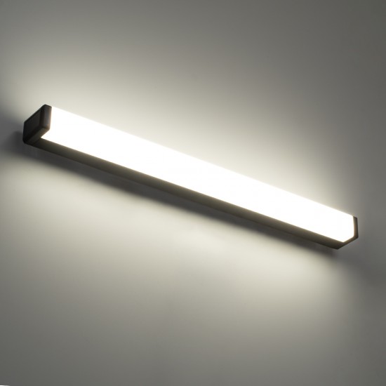 GLOBOSTAR® RENATA 60440 Μοντέρνο Φωτιστικό Τοίχου - Απλίκα Καθρέπτη Μπάνιου LED 12W 1400lm 180° AC 220-240V IP44 Φυσικό Λευκό 4500K - Lumileds SMD Chip & TÜV SÜD Driver - Μαύρο Ματ - Μ60 x Π4 x Υ5.5cm - 3 Χρόνια Εγγύηση GLOBOSTAR® RENATA 60440 Μοντέρνο Φωτιστικό Τοίχου - Απλίκα Καθρέπτη Μπάνιου LED 12W 1400lm 180° AC 220-240V IP44 Φυσικό Λευκό 4500K - Lumileds SMD Chip & TÜV SÜD Driver - Μαύρο Ματ - Μ60 x Π4 x Υ5.5cm - 3 Χρόνια Εγγύηση