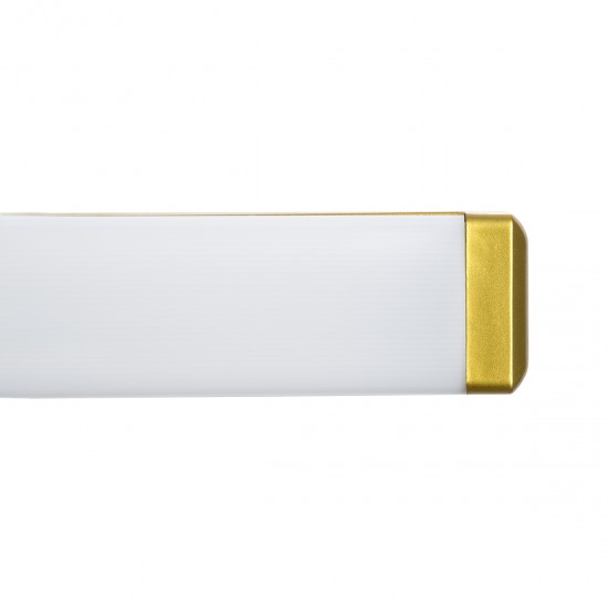 GLOBOSTAR® RENATA 60441 Μοντέρνο Φωτιστικό Τοίχου - Απλίκα Καθρέπτη Μπάνιου LED 12W 1400lm 210° AC 220-240V IP44 Φυσικό Λευκό 4500K - Lumileds SMD Chip & TÜV SÜD Driver - Χρυσό - Μ60 x Π4 x Υ5.5cm - 3 Χρόνια Εγγύηση GLOBOSTAR® RENATA 60441 Μοντέρνο Φωτιστικό Τοίχου - Απλίκα Καθρέπτη Μπάνιου LED 12W 1400lm 210° AC 220-240V IP44 Φυσικό Λευκό 4500K - Lumileds SMD Chip & TÜV SÜD Driver - Χρυσό - Μ60 x Π4 x Υ5.5cm - 3 Χρόνια Εγγύηση