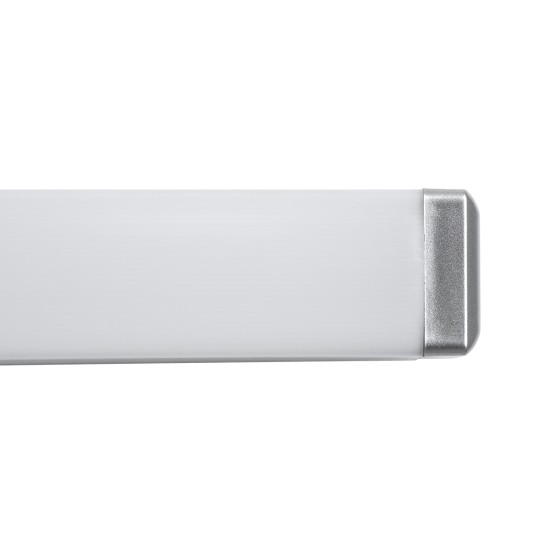 GLOBOSTAR® RENATA 60442 Μοντέρνο Φωτιστικό Τοίχου - Απλίκα Καθρέπτη Μπάνιου LED 12W 1400lm 180° AC 220-240V IP44 Φυσικό Λευκό 4500K - Lumileds SMD Chip & TÜV SÜD Driver - Νίκελ Χρώμιο - Μ60 x Π4 x Υ5.5cm - 3 Χρόνια Εγγύηση GLOBOSTAR® RENATA 60442 Μοντέρνο Φωτιστικό Τοίχου - Απλίκα Καθρέπτη Μπάνιου LED 12W 1400lm 180° AC 220-240V IP44 Φυσικό Λευκό 4500K - Lumileds SMD Chip & TÜV SÜD Driver - Νίκελ Χρώμιο - Μ60 x Π4 x Υ5.5cm - 3 Χρόνια Εγγύηση