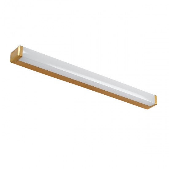 GLOBOSTAR® RENATA 60443 Μοντέρνο Φωτιστικό Τοίχου - Απλίκα Καθρέπτη Μπάνιου LED 12W 1400lm 210° AC 220-240V IP44 Φυσικό Λευκό 4500K - Lumileds SMD Chip & TÜV SÜD Driver - Χρυσό Βούρτσας - Μ60 x Π4 x Υ5.5cm - 3 Χρόνια Εγγύηση GLOBOSTAR® RENATA 60443 Μοντέρνο Φωτιστικό Τοίχου - Απλίκα Καθρέπτη Μπάνιου LED 12W 1400lm 210° AC 220-240V IP44 Φυσικό Λευκό 4500K - Lumileds SMD Chip & TÜV SÜD Driver - Χρυσό Βούρτσας - Μ60 x Π4 x Υ5.5cm - 3 Χρόνια Εγγύηση