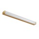 GLOBOSTAR® RENATA 60443 Μοντέρνο Φωτιστικό Τοίχου - Απλίκα Καθρέπτη Μπάνιου LED 12W 1400lm 210° AC 220-240V IP44 Φυσικό Λευκό 4500K - Lumileds SMD Chip & TÜV SÜD Driver - Χρυσό Βούρτσας - Μ60 x Π4 x Υ5.5cm - 3 Χρόνια Εγγύηση GLOBOSTAR® RENATA 60443 Μοντέρνο Φωτιστικό Τοίχου - Απλίκα Καθρέπτη Μπάνιου LED 12W 1400lm 210° AC 220-240V IP44 Φυσικό Λευκό 4500K - Lumileds SMD Chip & TÜV SÜD Driver - Χρυσό Βούρτσας - Μ60 x Π4 x Υ5.5cm - 3 Χρόνια Εγγύηση