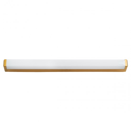 GLOBOSTAR® RENATA 60443 Μοντέρνο Φωτιστικό Τοίχου - Απλίκα Καθρέπτη Μπάνιου LED 12W 1400lm 210° AC 220-240V IP44 Φυσικό Λευκό 4500K - Lumileds SMD Chip & TÜV SÜD Driver - Χρυσό Βούρτσας - Μ60 x Π4 x Υ5.5cm - 3 Χρόνια Εγγύηση GLOBOSTAR® RENATA 60443 Μοντέρνο Φωτιστικό Τοίχου - Απλίκα Καθρέπτη Μπάνιου LED 12W 1400lm 210° AC 220-240V IP44 Φυσικό Λευκό 4500K - Lumileds SMD Chip & TÜV SÜD Driver - Χρυσό Βούρτσας - Μ60 x Π4 x Υ5.5cm - 3 Χρόνια Εγγύηση