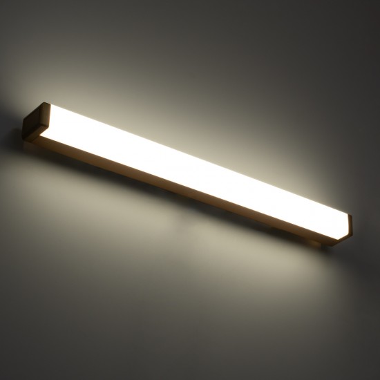 GLOBOSTAR® RENATA 60443 Μοντέρνο Φωτιστικό Τοίχου - Απλίκα Καθρέπτη Μπάνιου LED 12W 1400lm 210° AC 220-240V IP44 Φυσικό Λευκό 4500K - Lumileds SMD Chip & TÜV SÜD Driver - Χρυσό Βούρτσας - Μ60 x Π4 x Υ5.5cm - 3 Χρόνια Εγγύηση GLOBOSTAR® RENATA 60443 Μοντέρνο Φωτιστικό Τοίχου - Απλίκα Καθρέπτη Μπάνιου LED 12W 1400lm 210° AC 220-240V IP44 Φυσικό Λευκό 4500K - Lumileds SMD Chip & TÜV SÜD Driver - Χρυσό Βούρτσας - Μ60 x Π4 x Υ5.5cm - 3 Χρόνια Εγγύηση