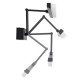 GLOBOSTAR® MARA 60446 Μοντέρνο Φωτιστικό Τοίχου - Απλίκα Καθρέπτη Μπάνιου LED 12W 1400lm 120° AC 220-240V IP20 Φυσικό Λευκό 4500K - Lumileds SMD Chip & TÜV SÜD Driver - Μαύρο Ματ - Μ60 x Π15 x Υ13cm - 3 Χρόνια Εγγύηση GLOBOSTAR® MARA 60446 Μοντέρνο Φωτιστικό Τοίχου - Απλίκα Καθρέπτη Μπάνιου LED 12W 1400lm 120° AC 220-240V IP20 Φυσικό Λευκό 4500K - Lumileds SMD Chip & TÜV SÜD Driver - Μαύρο Ματ - Μ60 x Π15 x Υ13cm - 3 Χρόνια Εγγύηση