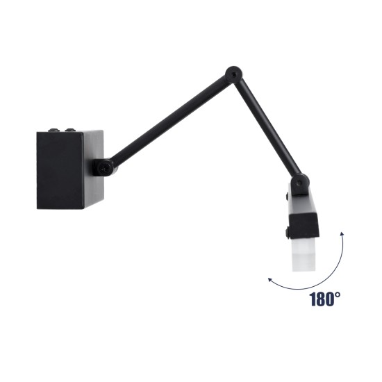 GLOBOSTAR® MARA 60446 Μοντέρνο Φωτιστικό Τοίχου - Απλίκα Καθρέπτη Μπάνιου LED 12W 1400lm 120° AC 220-240V IP20 Φυσικό Λευκό 4500K - Lumileds SMD Chip & TÜV SÜD Driver - Μαύρο Ματ - Μ60 x Π15 x Υ13cm - 3 Χρόνια Εγγύηση GLOBOSTAR® MARA 60446 Μοντέρνο Φωτιστικό Τοίχου - Απλίκα Καθρέπτη Μπάνιου LED 12W 1400lm 120° AC 220-240V IP20 Φυσικό Λευκό 4500K - Lumileds SMD Chip & TÜV SÜD Driver - Μαύρο Ματ - Μ60 x Π15 x Υ13cm - 3 Χρόνια Εγγύηση