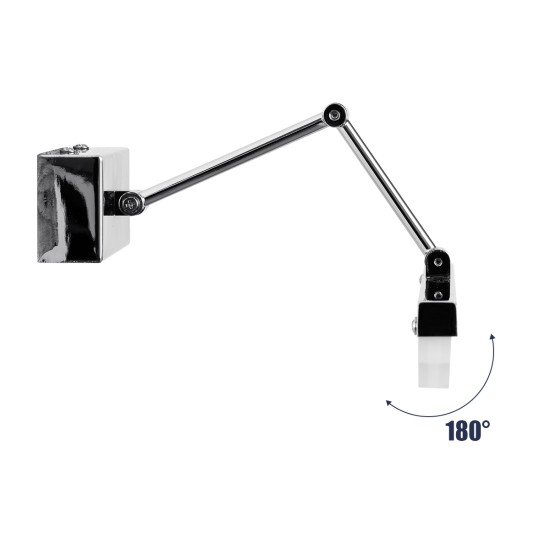 GLOBOSTAR® MARA 60447 Μοντέρνο Φωτιστικό Τοίχου - Απλίκα Καθρέπτη Μπάνιου LED 12W 1400lm 120° AC 220-240V IP20 Φυσικό Λευκό 4500K - Lumileds SMD Chip & TÜV SÜD Driver - Νίκελ Χρώμιο - Μ60 x Π15 x Υ13cm - 3 Χρόνια Εγγύηση GLOBOSTAR® MARA 60447 Μοντέρνο Φωτιστικό Τοίχου - Απλίκα Καθρέπτη Μπάνιου LED 12W 1400lm 120° AC 220-240V IP20 Φυσικό Λευκό 4500K - Lumileds SMD Chip & TÜV SÜD Driver - Νίκελ Χρώμιο - Μ60 x Π15 x Υ13cm - 3 Χρόνια Εγγύηση