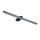 GLOBOSTAR® MEGAN 60448 Μοντέρνο Φωτιστικό Τοίχου - Απλίκα Καθρέπτη Μπάνιου LED 12W 1400lm 120° AC 220-240V IP44 Φυσικό Λευκό 4500K - Lumileds SMD Chip & TÜV SÜD Driver - Μαύρο Ματ - Μ60 x Π12 x Υ4cm - 3 Χρόνια Εγγύηση